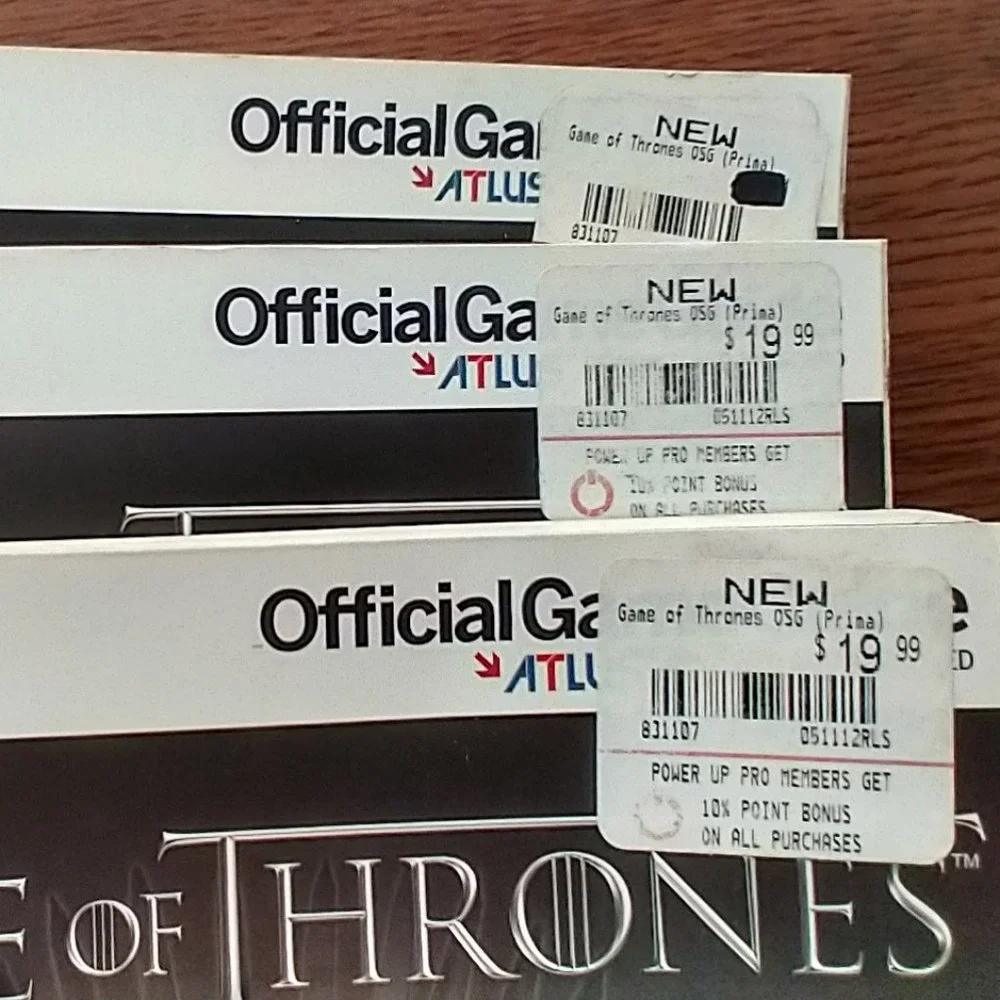 Game of Thrones Official Game Guide Prima Xbox 360 Playstation 3 New PC Searle